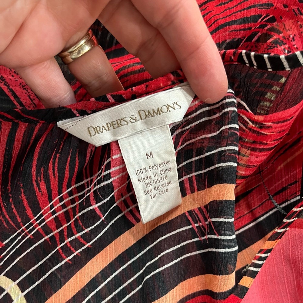 🔥Drapers & Damon’s blouse size medium - Picture 5 of 7